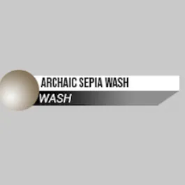 Archaic Sepia Wash - Two Thin Coats