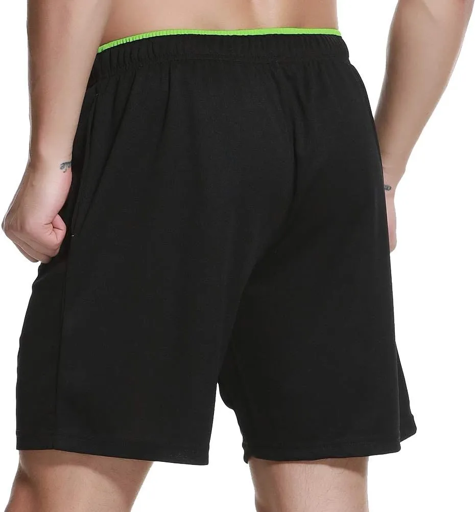 CENFOR Men's 7" Athletic Workout Shorts with Pockets Drawstring Quick Dry Breathable Active Training Shorts