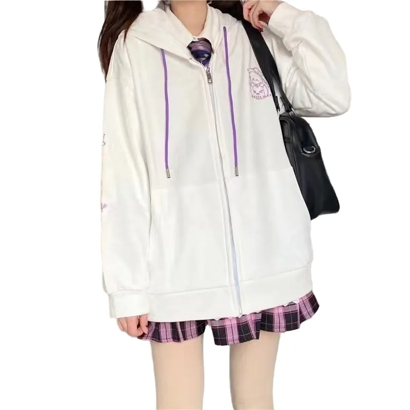 Japanese Soft Girl Style Black Coat