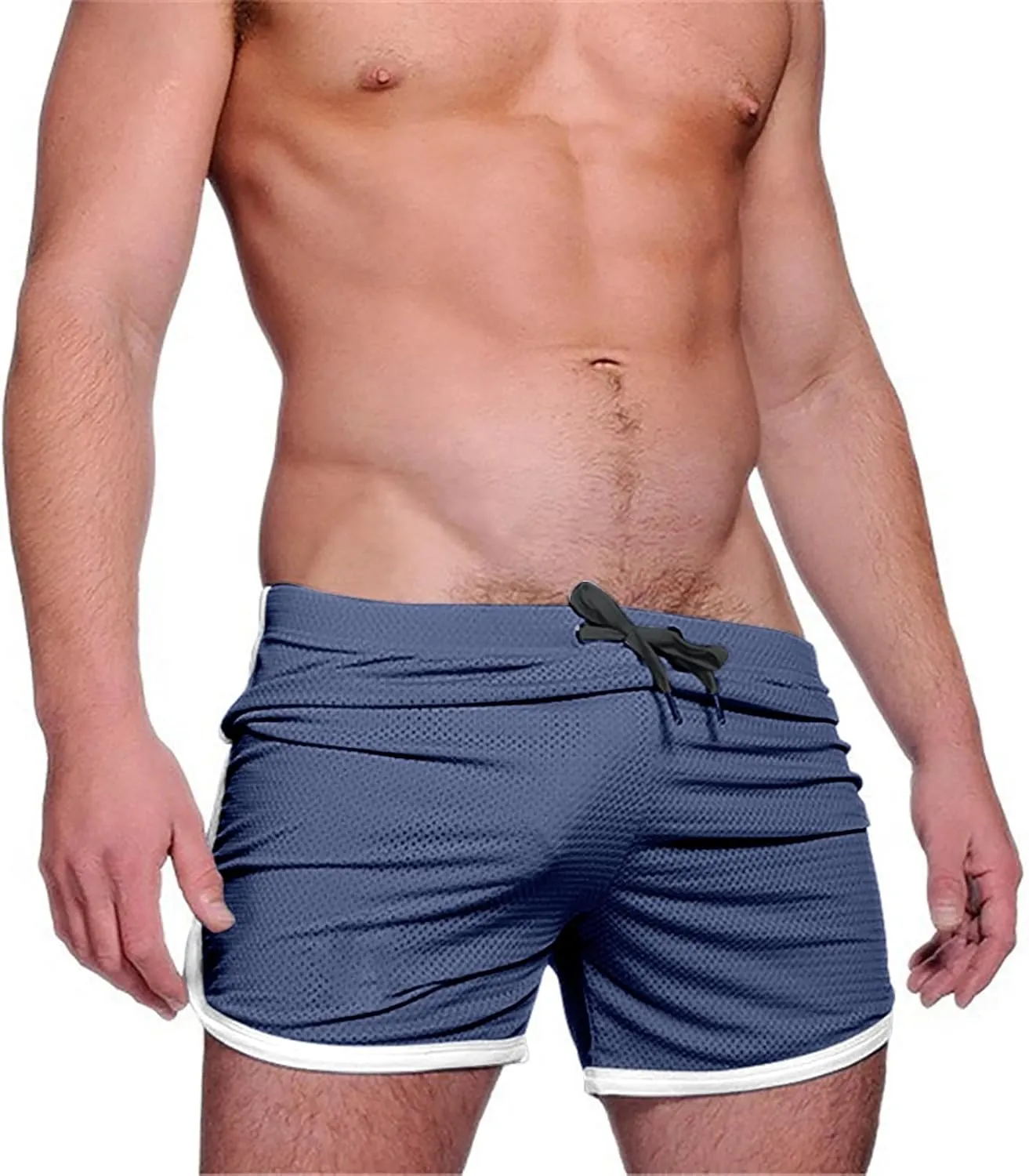 Men's 3 Inch Running Shorts Workout Gym Athletic Quick Dry Lightweight Breathable Sports Bodybuilding Shorts