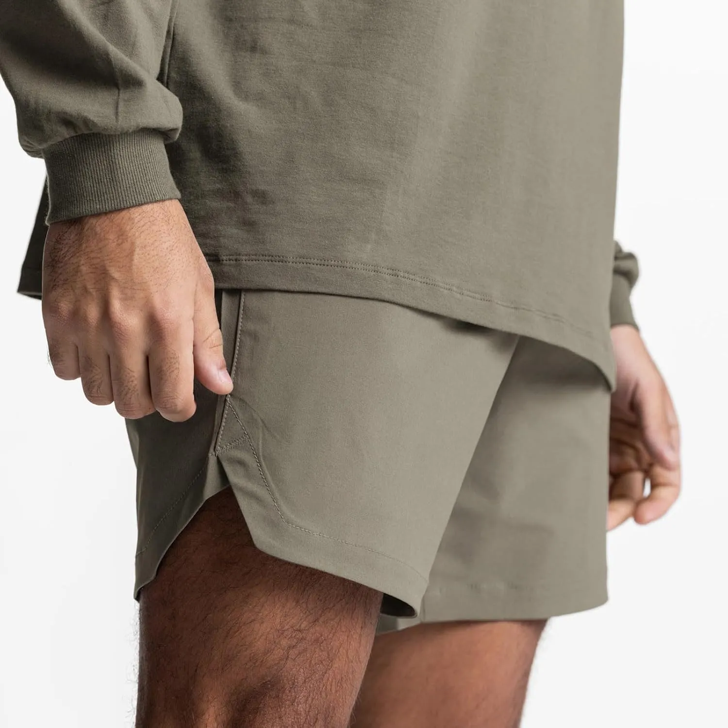 Men's Workout Running Shorts Quick Dry Active 5 Inches Shorts with Pockets, Lightweight, Breathable