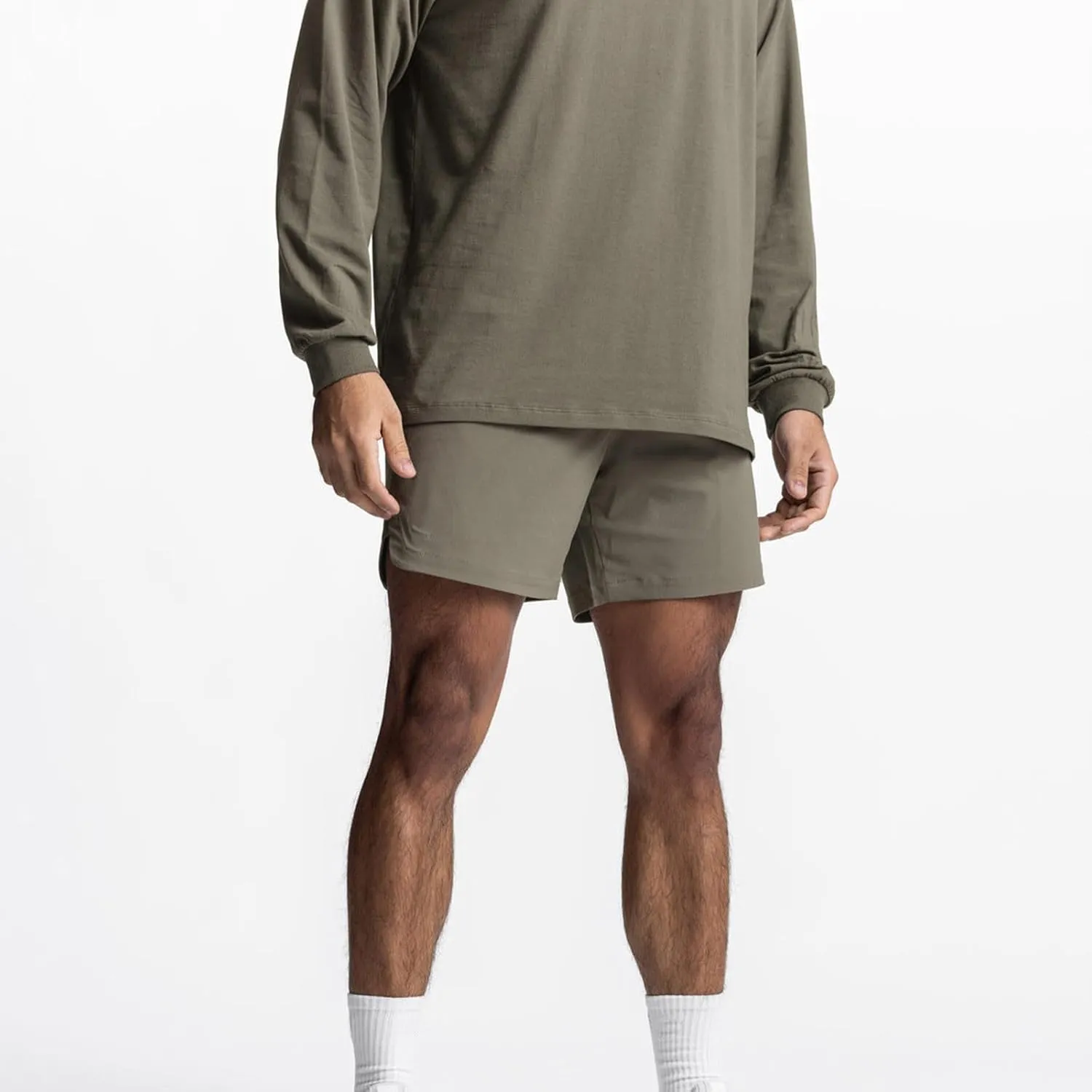 Men's Workout Running Shorts Quick Dry Active 5 Inches Shorts with Pockets, Lightweight, Breathable