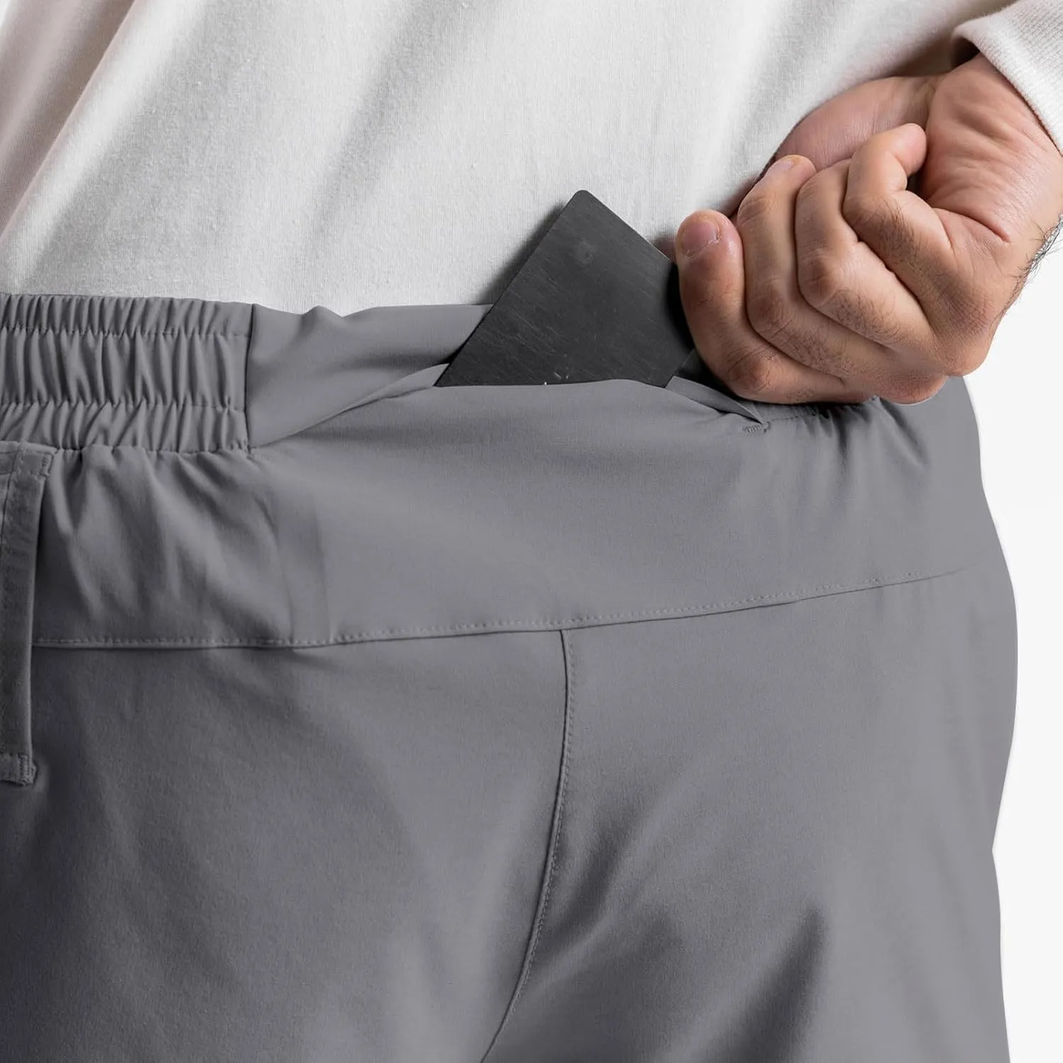 Men's Workout Running Shorts Quick Dry Active 5 Inches Shorts with Pockets, Lightweight, Breathable