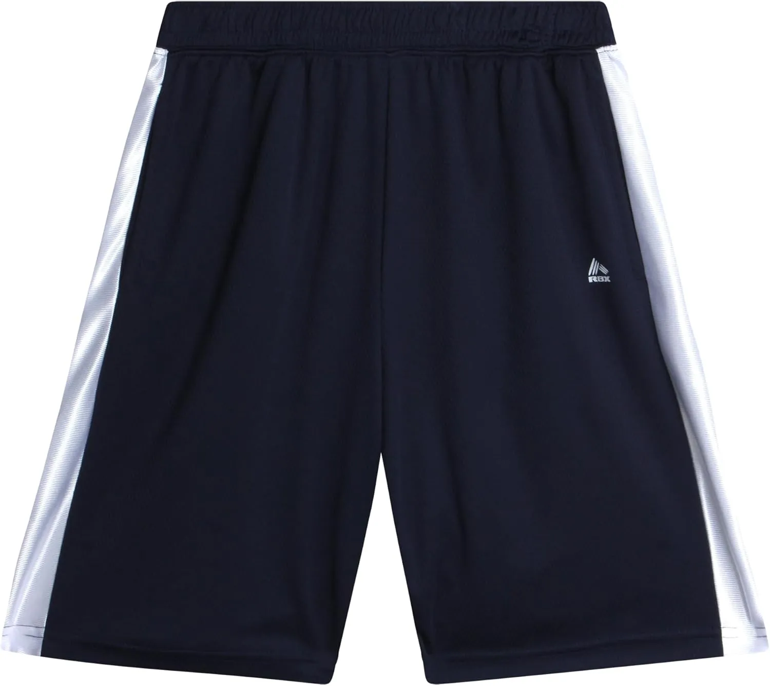 RBX Boys' Athletic Shorts - 2 Pack Breathable Poly Fleece Performance Shorts with Pockets - Active Shorts for Boys