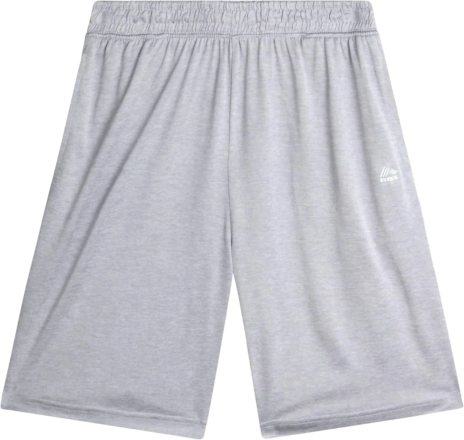 RBX Boys' Athletic Shorts - 2 Pack Breathable Poly Fleece Performance Shorts with Pockets - Active Shorts for Boys