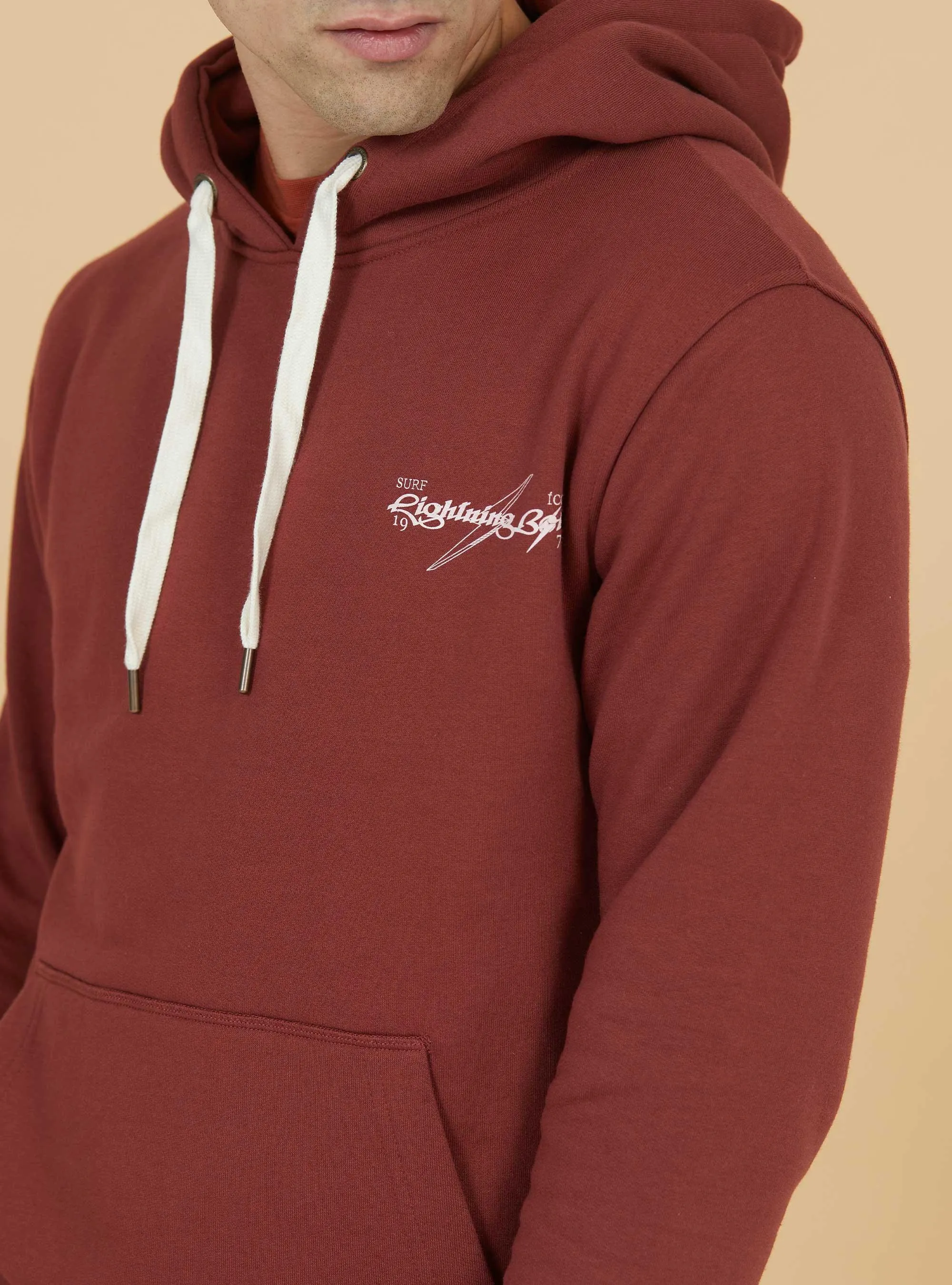 REGULAR HOODIE WITH FRONT AND BACK PRINT