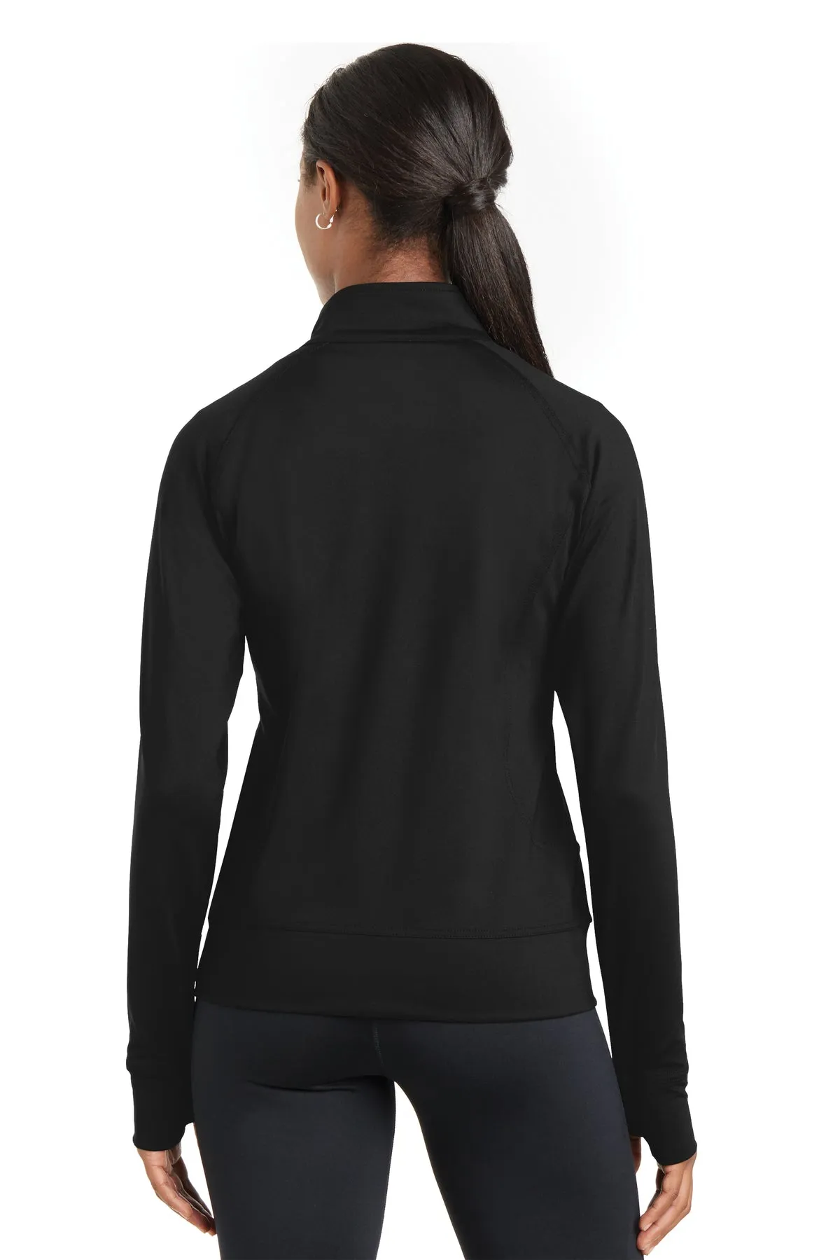 Sport-Tek&reg; Ladies NRG Custom Fitness Jackets, Black