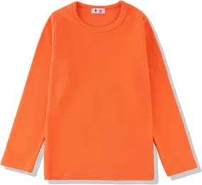 Toddlers Long Sleeve T-Shirt Soft Cotton Top Tees for Girls and Boys 1-Pack