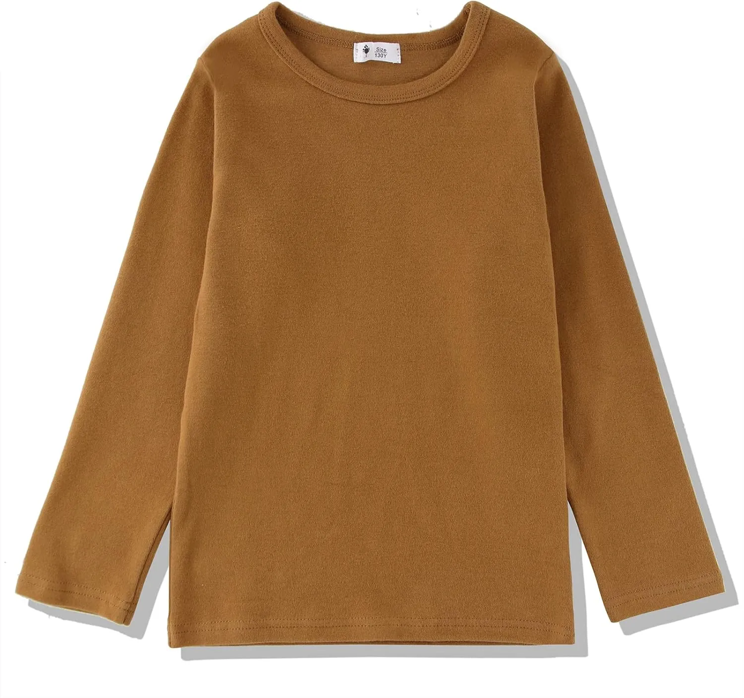 Toddlers Long Sleeve T-Shirt Soft Cotton Top Tees for Girls and Boys 1-Pack