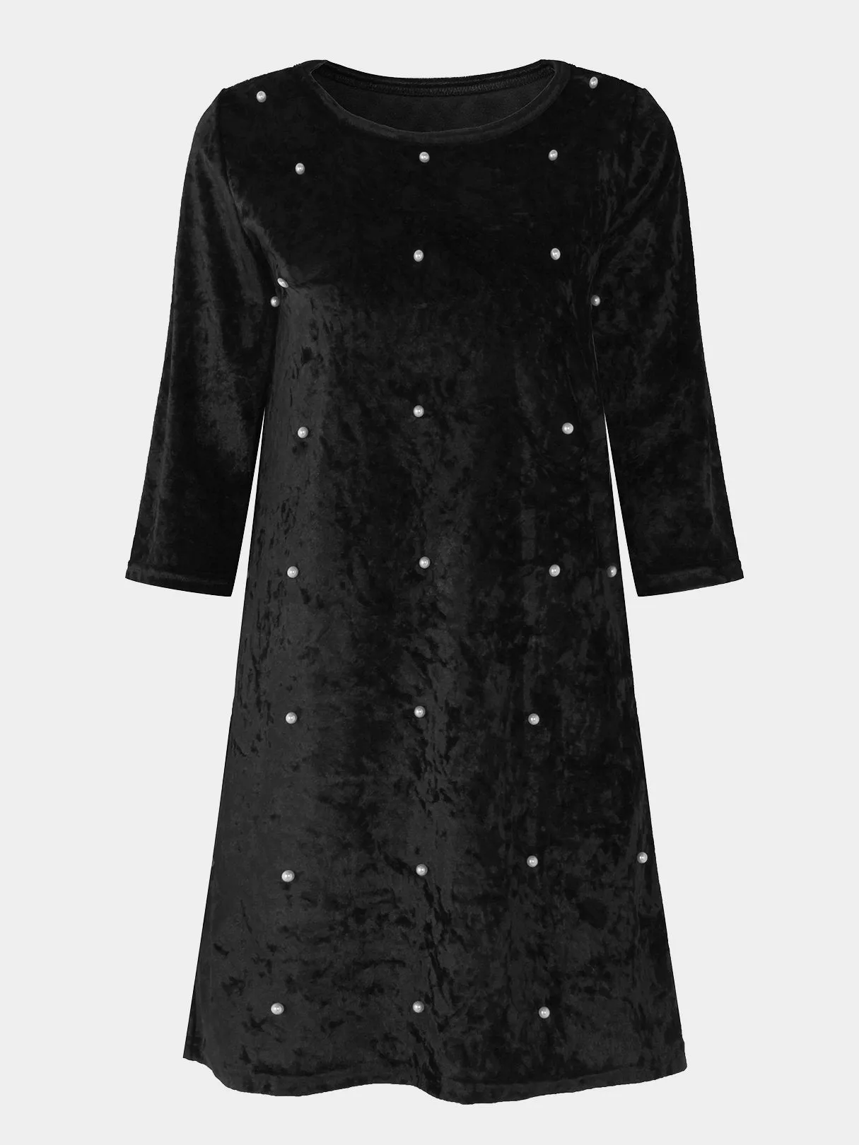 Wholesale Round Neck Half Sleeve Casual Dress